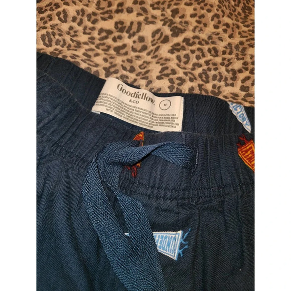 Goodiellow & Co Sleepwear Pajama Pants Mens Medium Cotton Blend Drawstring (VA1) - Picture 3 of 5